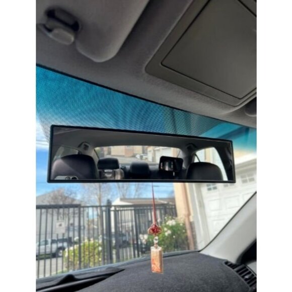 Rear View Mirror, Universal 11.81 Inch Panoramic Convex Rearview Mirror - Picture 1 of 2